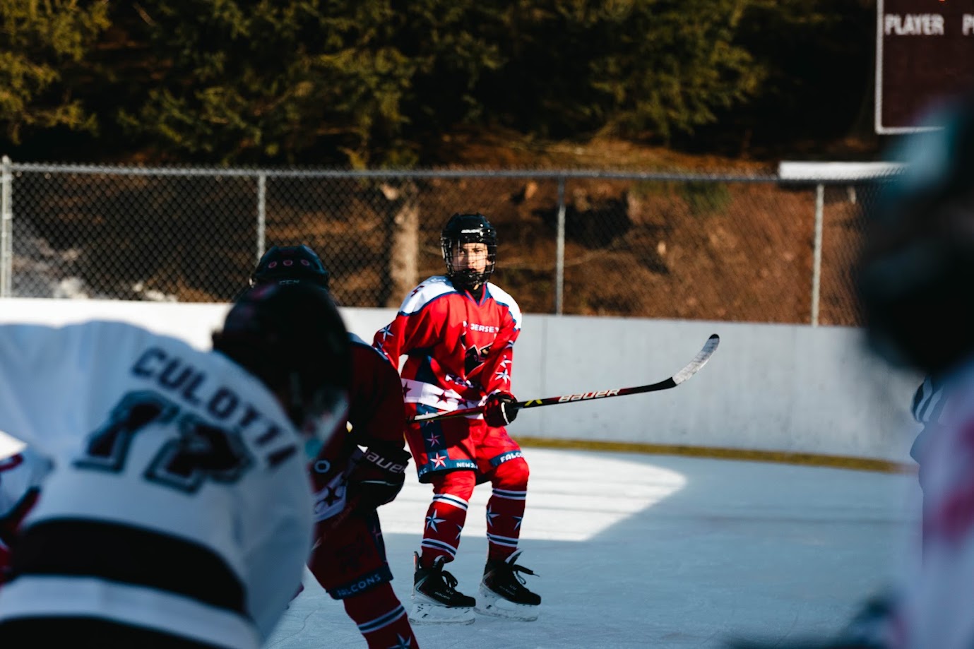 NJ Falcons hockey players